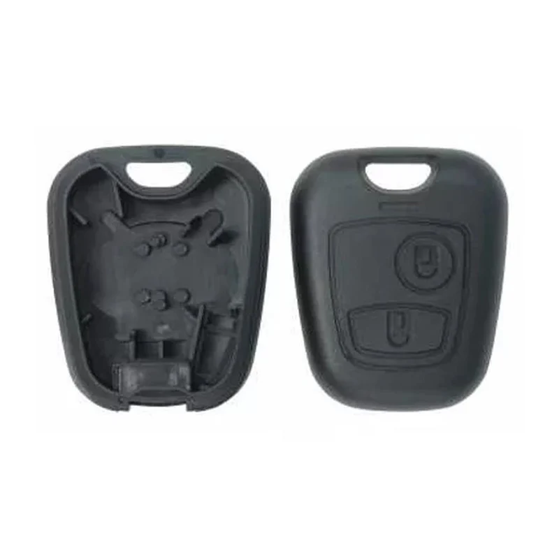 COQUE CLE ADAPTABLE POUR PEUGEOT 2 BOUTONS CLE CROIX KEYSKAR