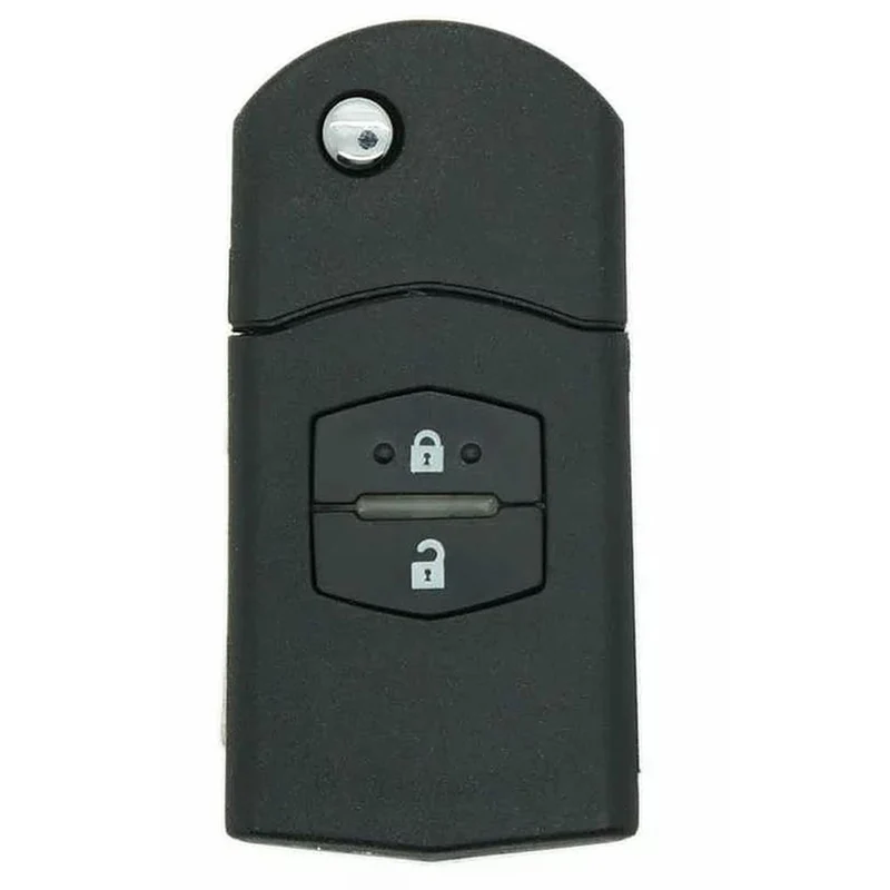 COQUE CLE ADAPTABLE POUR MAZDA 2 BOUTONS LAME CRANTEE KEYSKAR