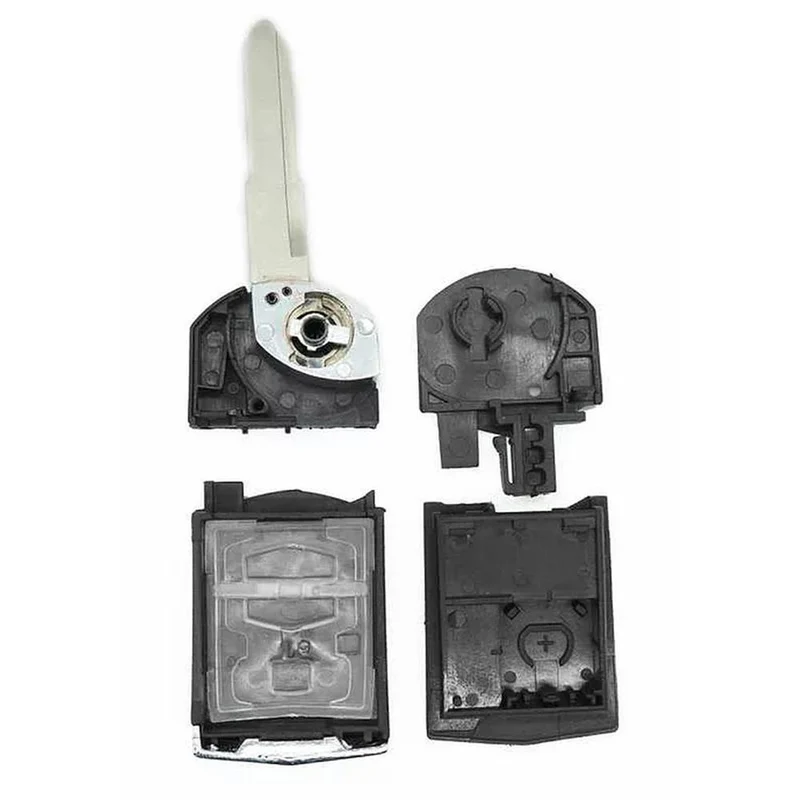 COQUE CLE ADAPTABLE POUR MAZDA 2 BOUTONS LAME CRANTEE KEYSKAR
