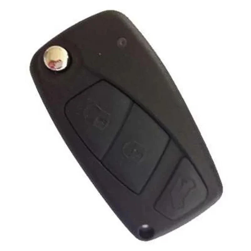 COQUE CLE ADAPTABLE POUR FIAT 3 BOUTONS LAME FRAISEE (PILE SUR TIROIR) KEYSKAR