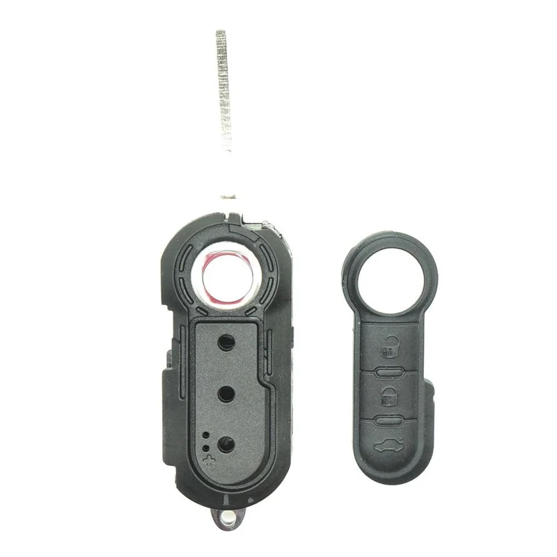 COQUE CLE ADAPTABLE POUR FIAT 3 BOUTONS LAME FRAISEE KEYSKAR