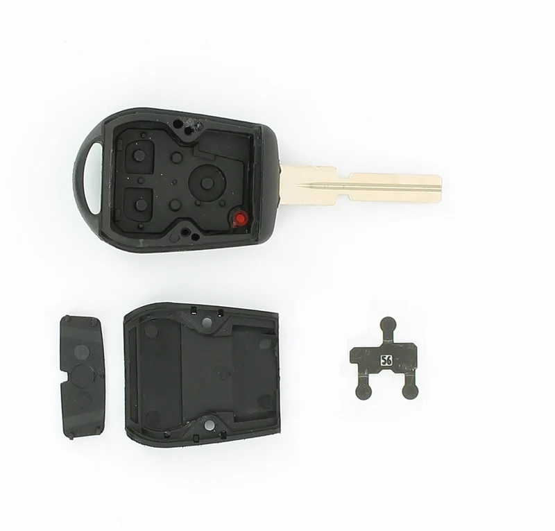 COQUE CLE ADAPTABLE POUR BMW 3 BOUTONS LAME FRAISEE KEYSKAR